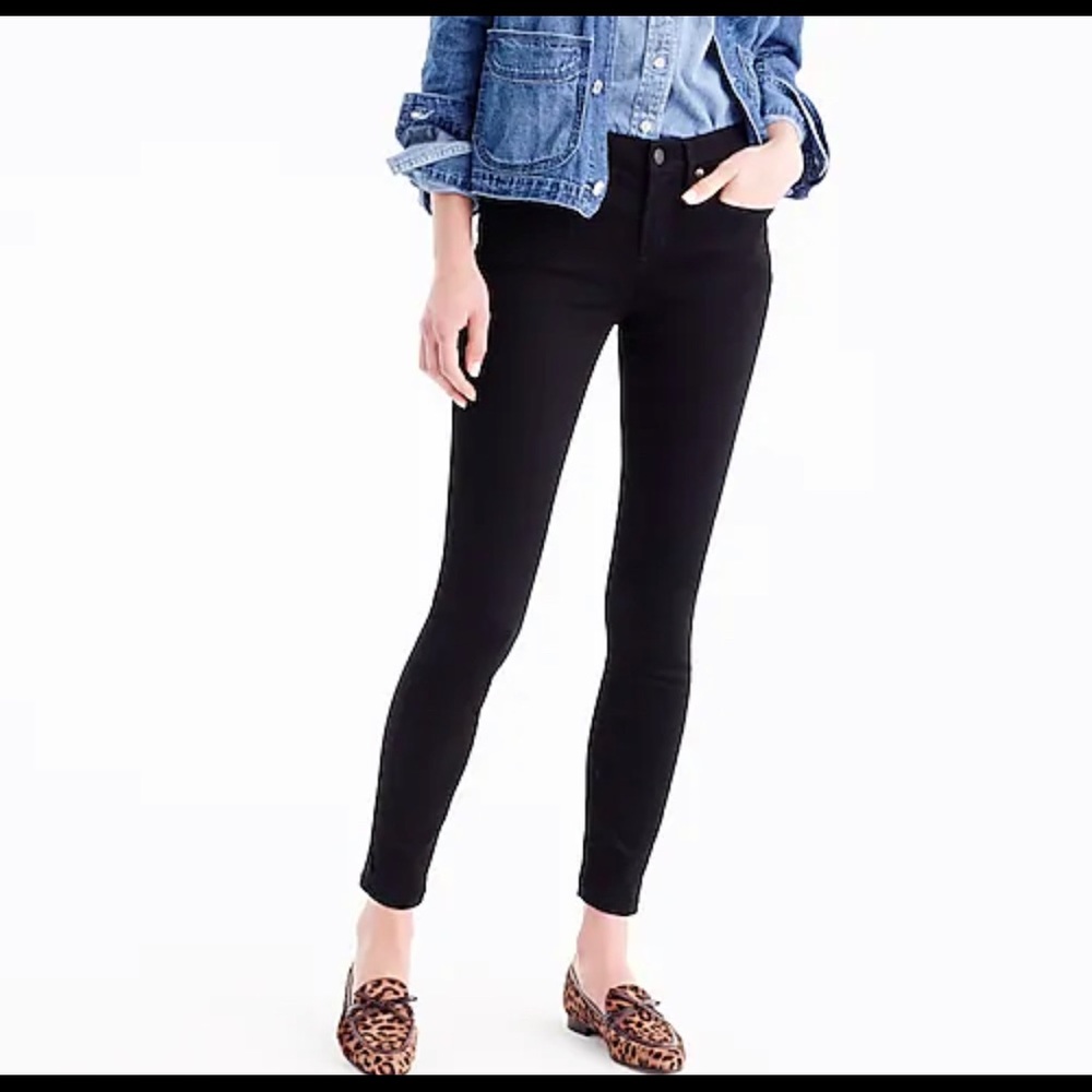 JCrew black toothpick jeans